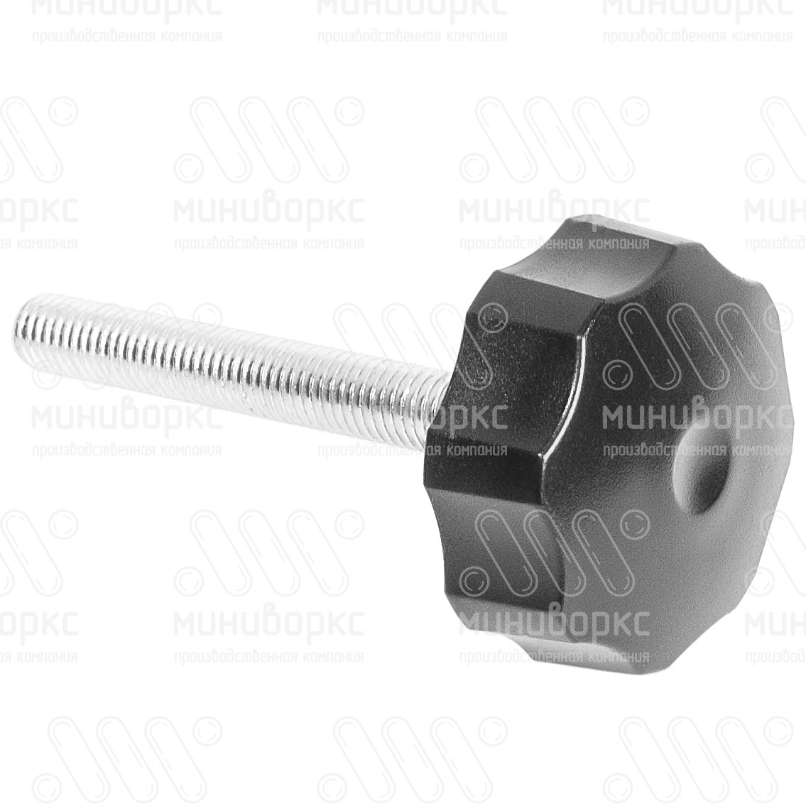 Фиксатор пластиковый с рукояткой m10x70 50 – Ф50М10-70ЧС | картинка 3