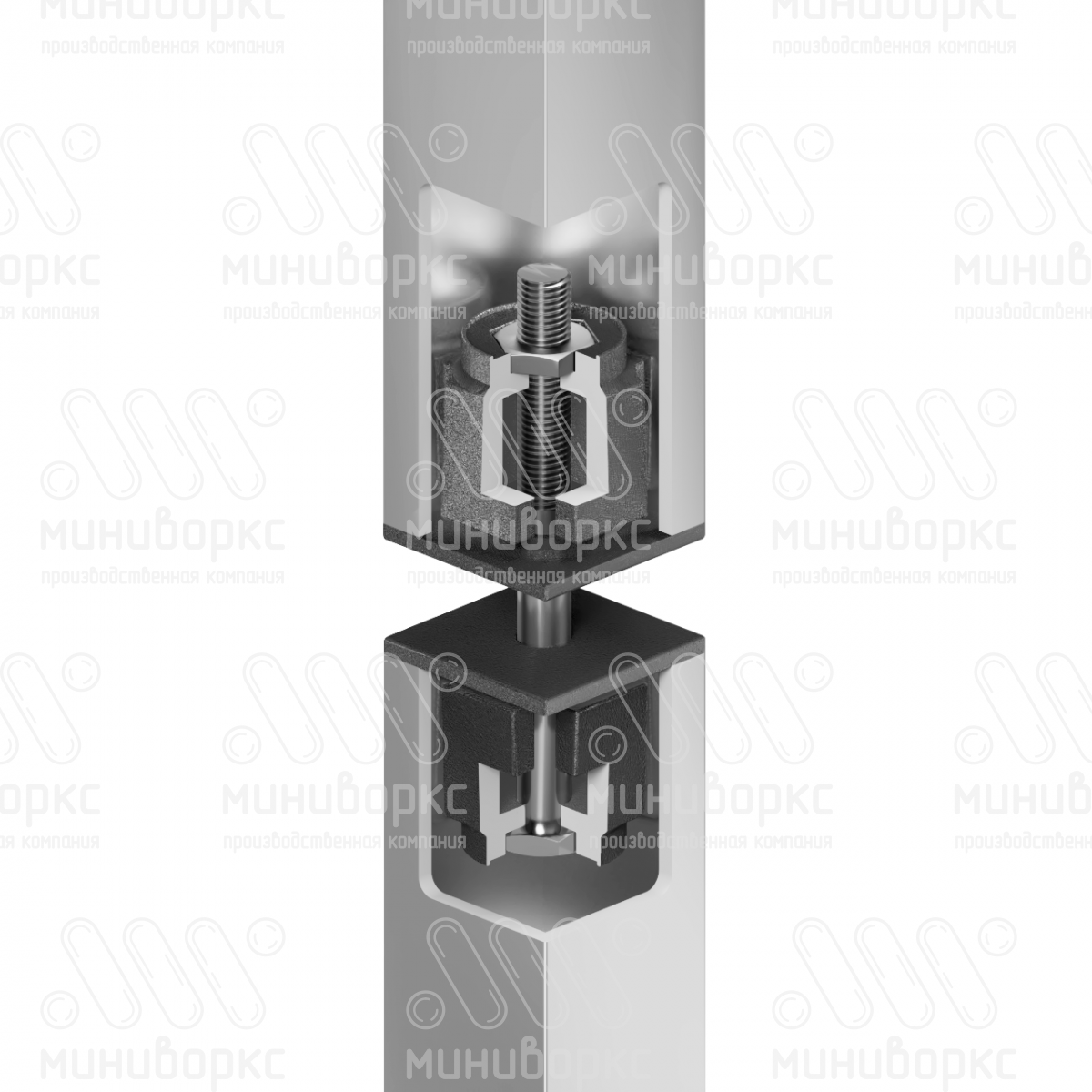 Соединители труб квадратного сечения 25x25 – RVB18025251,5-010 | картинка 4