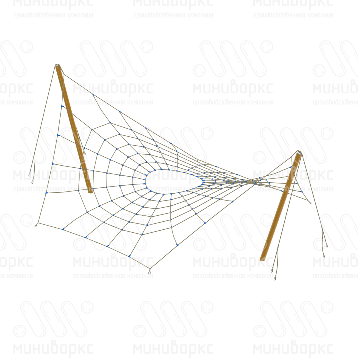 Канатные пространственные сетки – Q-1076.20-02 | картинка 1