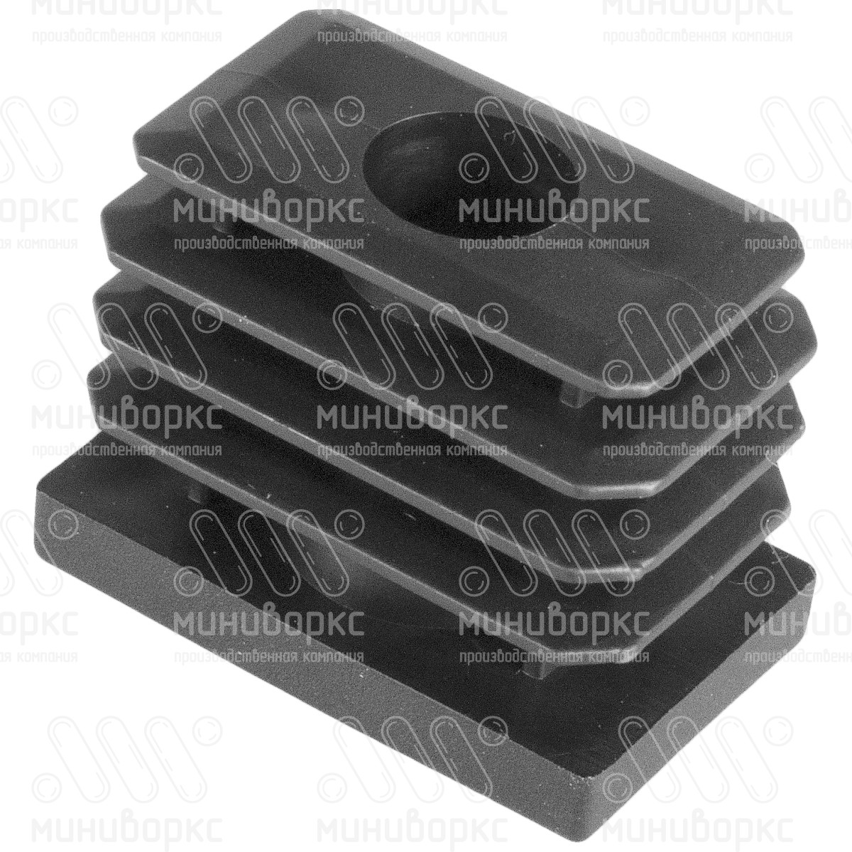 Заглушки для прямоугольной трубы 40x25 – 25-40М10ЧН | картинка 2