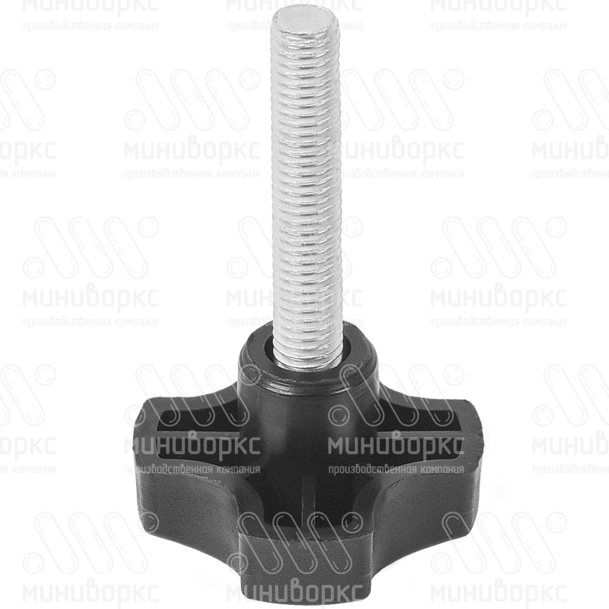 Фиксатор пластиковый с рукояткой m8x75 40 – Ф40М8-75ЧЕ | картинка 1