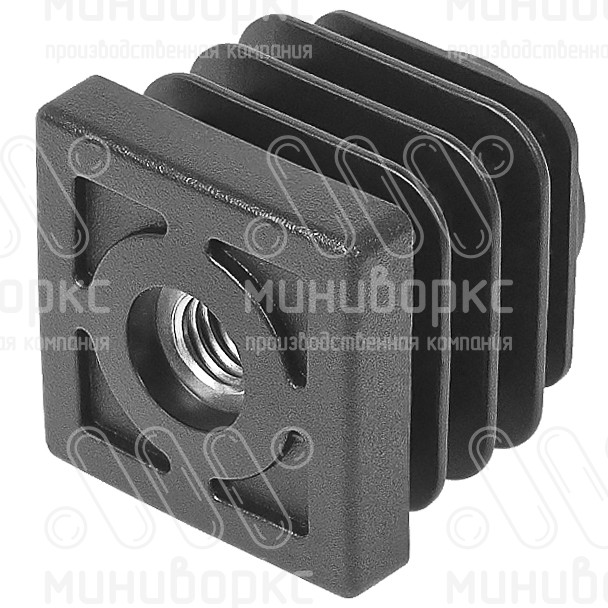 Комплекты квадратных заглушек с опорами 30x30 – 30-30M8.D32x15 | картинка 4