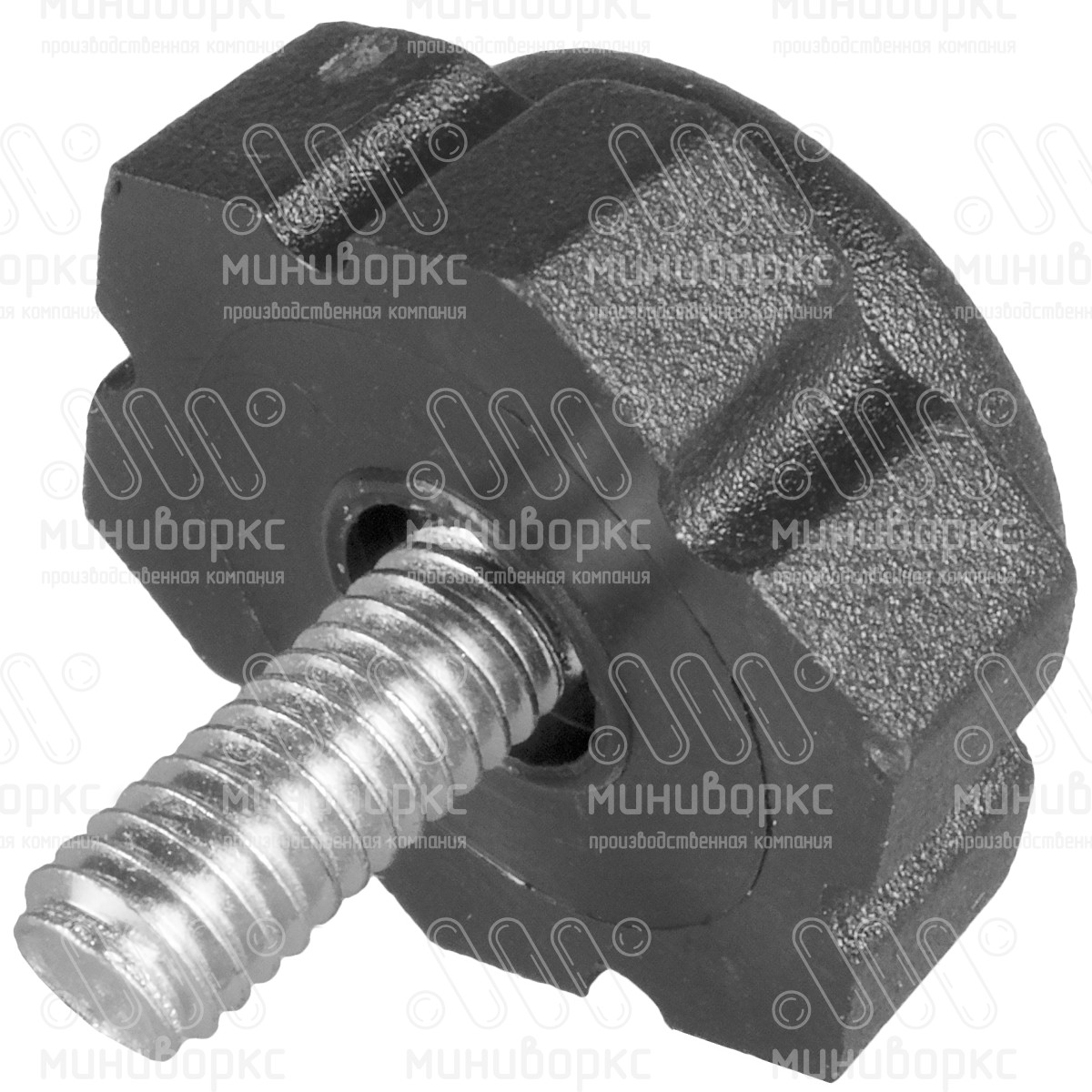 Опора резьбовая  m5x12 19 – 19М5-12ЧС | картинка 2