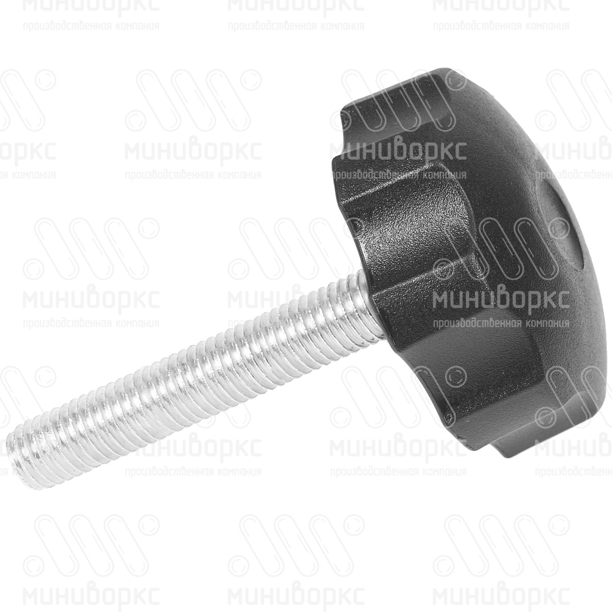 Фиксатор пластиковый с рукояткой m10x75 60 – Ф60М10-75ЧН | картинка 2