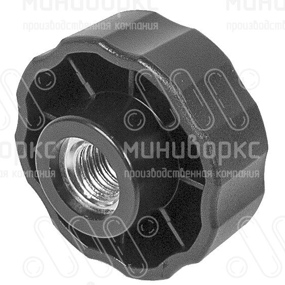 Пластиковые фиксаторы с гайкой m10 42 – Б42М10ЧС | картинка 2