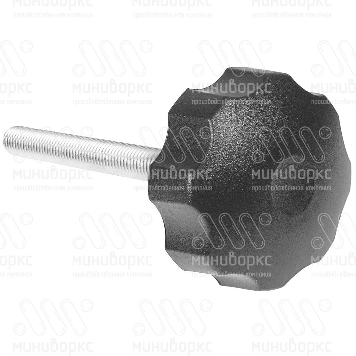 Фиксатор пластиковый с рукояткой m10x120 60 – Ф60М10-120ЧН | картинка 3