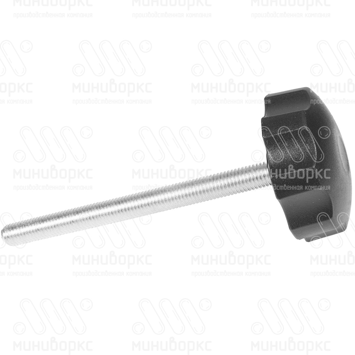 Фиксатор пластиковый с рукояткой m12x180 60 – Ф60М12-180ЧН | картинка 2